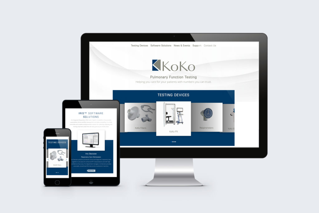 Koko Pulmonary Function Testing Website