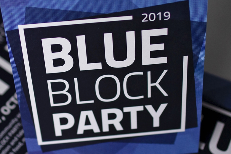 BlueBash Block Party Invite Collateral